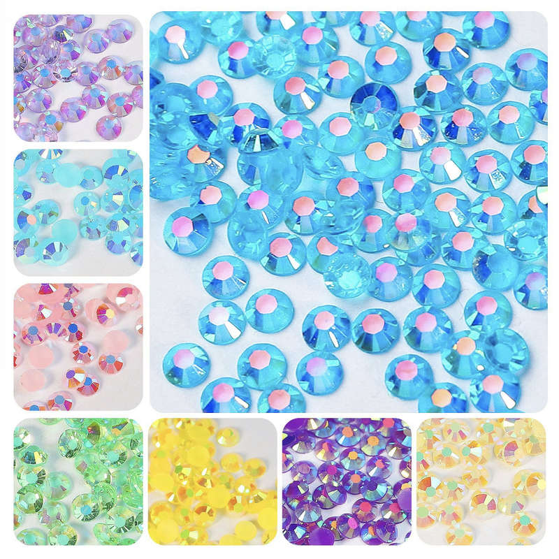 Resin 24 Grid fluorescent electroplating AB DIY 3500PCS