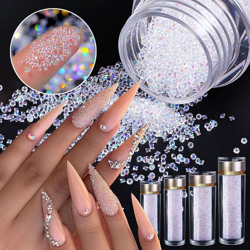 Elf WZ01 PIZIE Nail Beads rhinestones Glass Bottle