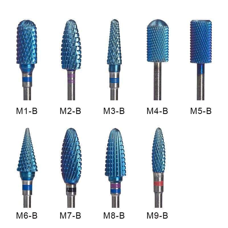 Tungsten Blue Drill Bit - M5 - Barrel Smooth Top