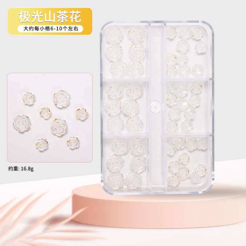 3D Camellia Flowers