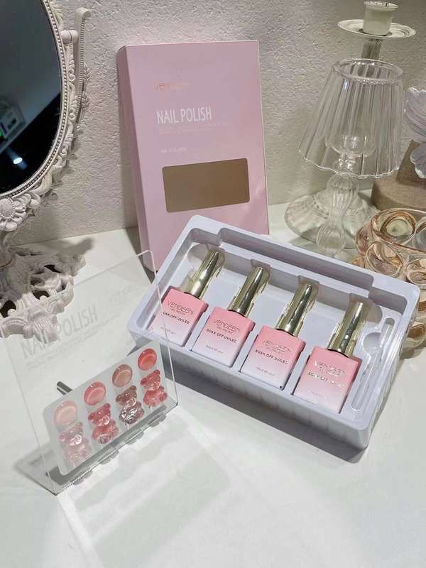 Vendeeni 4 colors Set + Free Color Chart - K02 - K09 - Macaroon