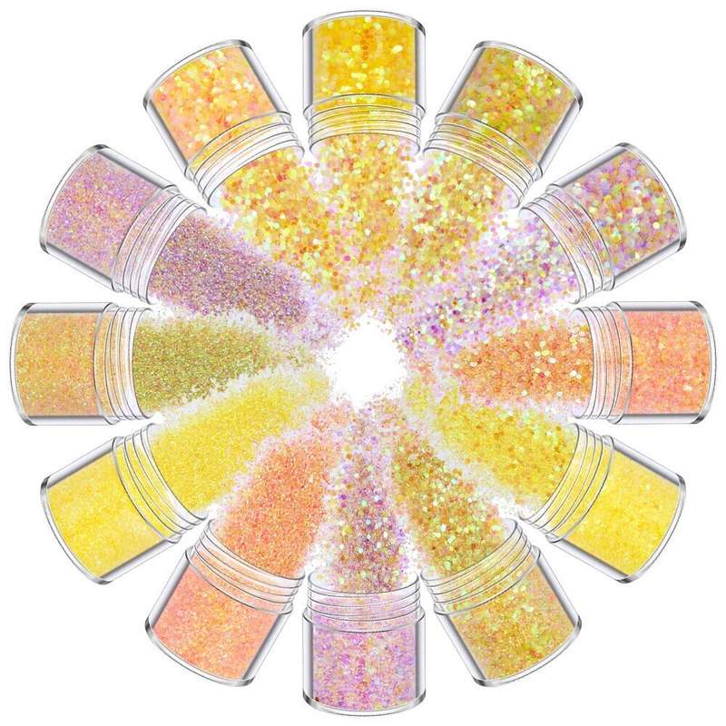 12 Bottles Glitter 10g