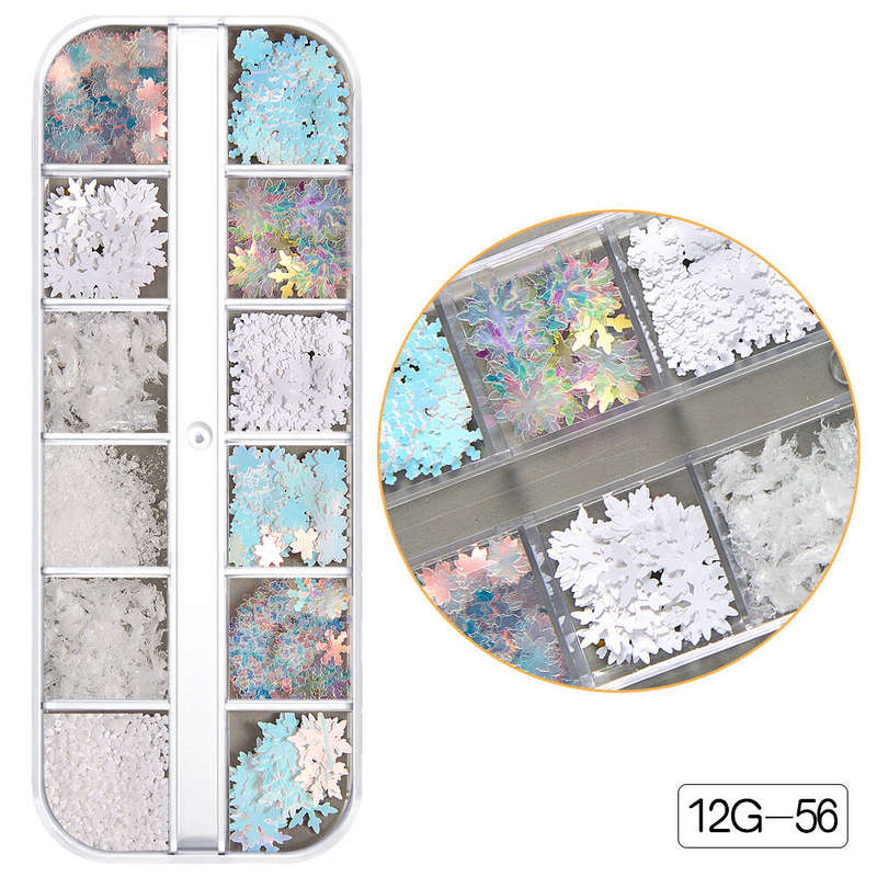 12G-56 12 Grids Nail Decoration