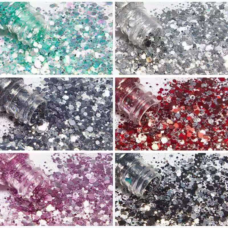 24pcs Galaxy Chunky Glitter