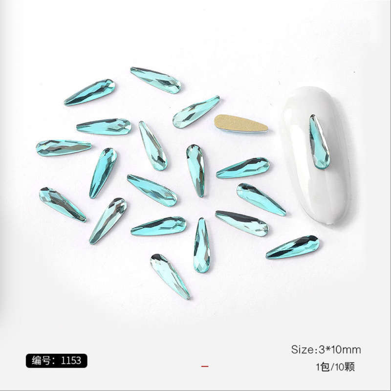 Clearance Sale - waterdrop diamonds 10pcs Flat Bottom Buy 1 Get 1 FREE