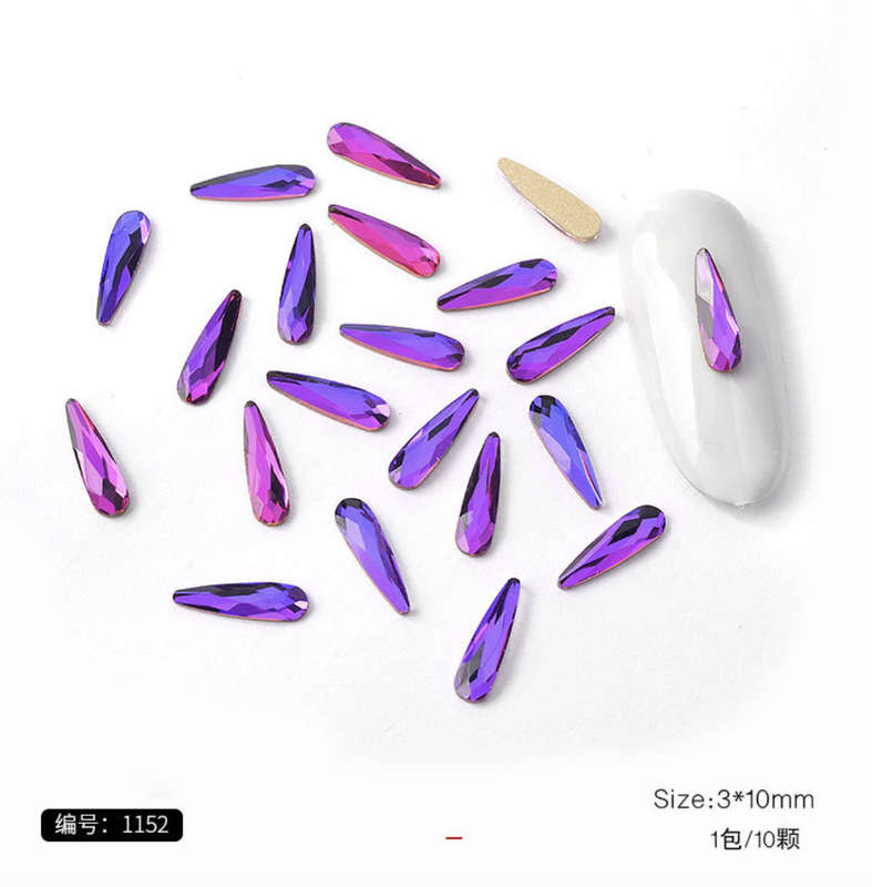 Clearance Sale - waterdrop diamonds 10pcs Flat Bottom Buy 1 Get 1 FREE