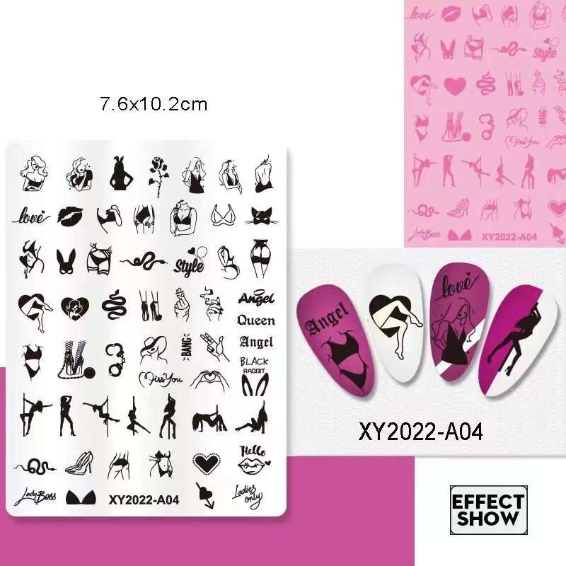 XY2022 Stamping Plate message number