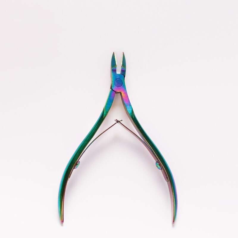 D-501 Solingen Professional Cuticle Nipper - rainbow