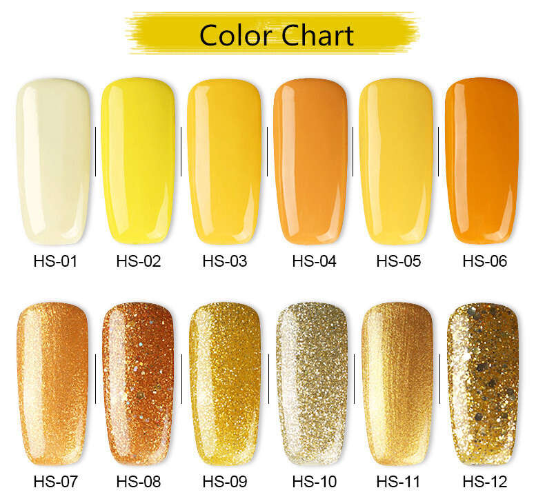 AS UV/LED Gel Polish 15ml - Yellow Series message number