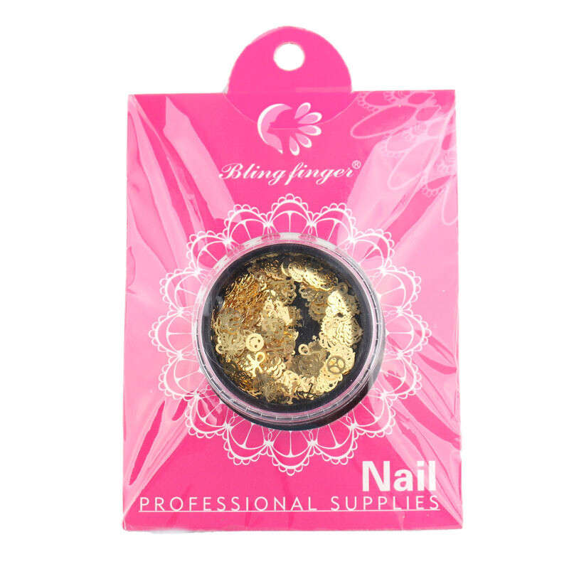 Nail Art Hollow Metal Patch