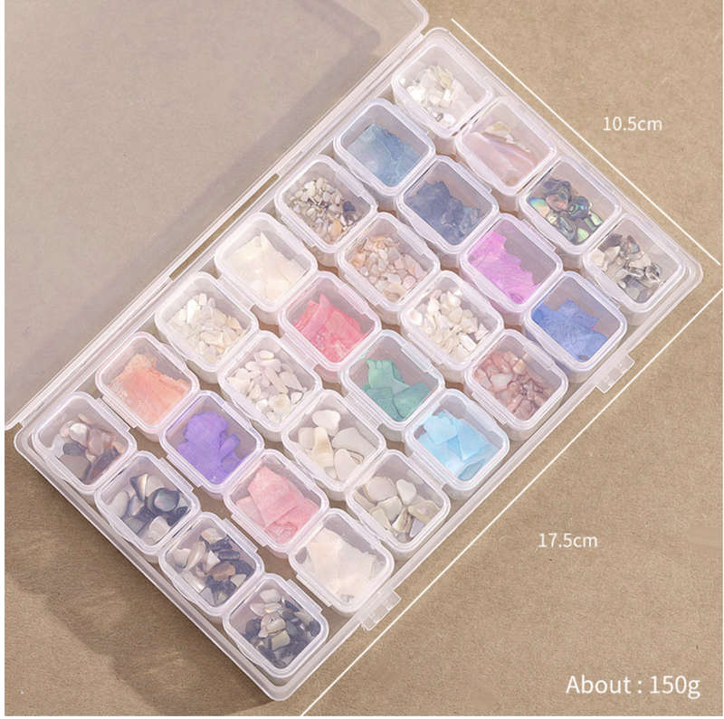 Clearance Sale - 28 Grids Box Nail decoration Box Buy 1 Get 1 FREE number 2 and 6