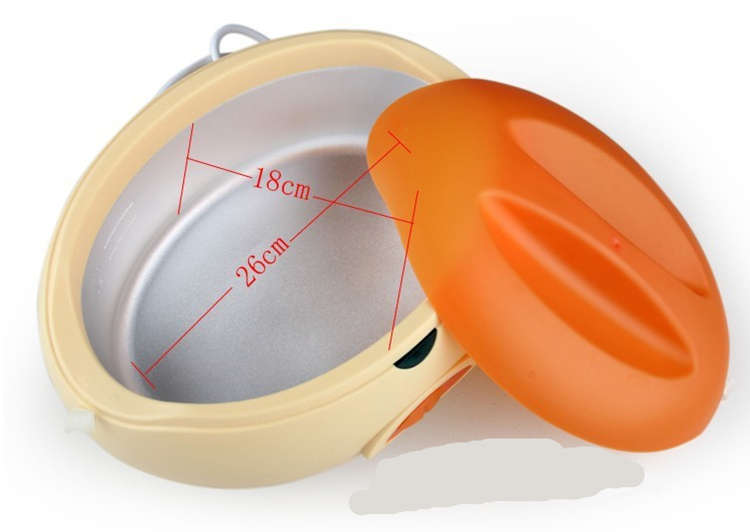 Orange Paraffin Therapy Bath Wax Pot 1L Warmer Beauty Salon Spa Wax Heater Machine for Hands and Fee