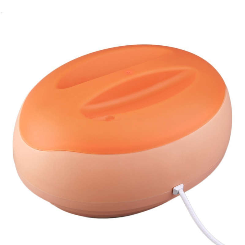 Orange Paraffin Therapy Bath Wax Pot 1L Warmer Beauty Salon Spa Wax Heater Machine for Hands and Fee
