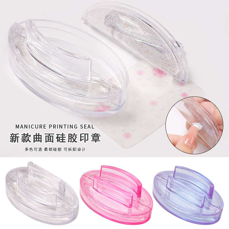 Curved Clear Silicone Stamper