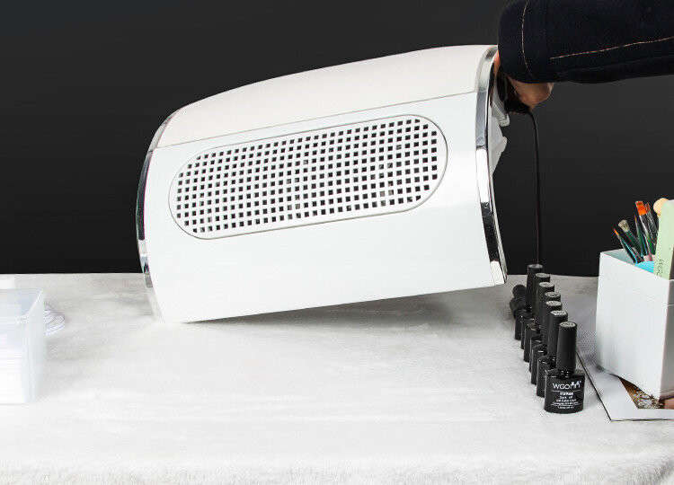 Electric nail drill nail table dust collector /nail dust vacuum cleaner 3 Fans with 2 dust collector