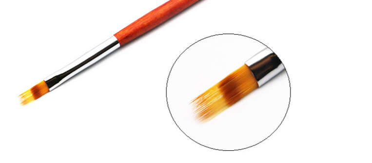 5pcs Ombre Red Hand Brush