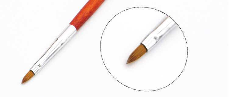 5pcs Ombre Red Hand Brush