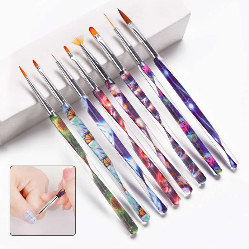 Nail art brush - mixed styles message Brush number