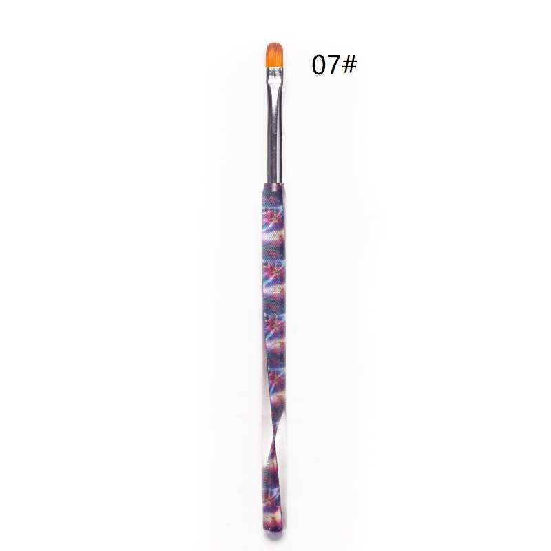 Nail art brush - mixed styles message Brush number