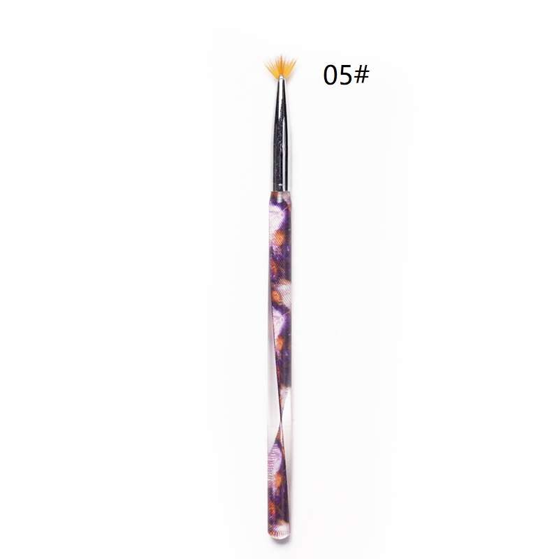 Nail art brush - mixed styles message Brush number