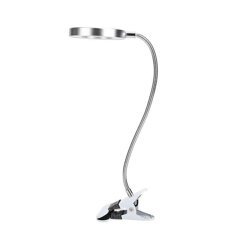 FX001 LED Desk Table Clip Lamp 7W USB Cable