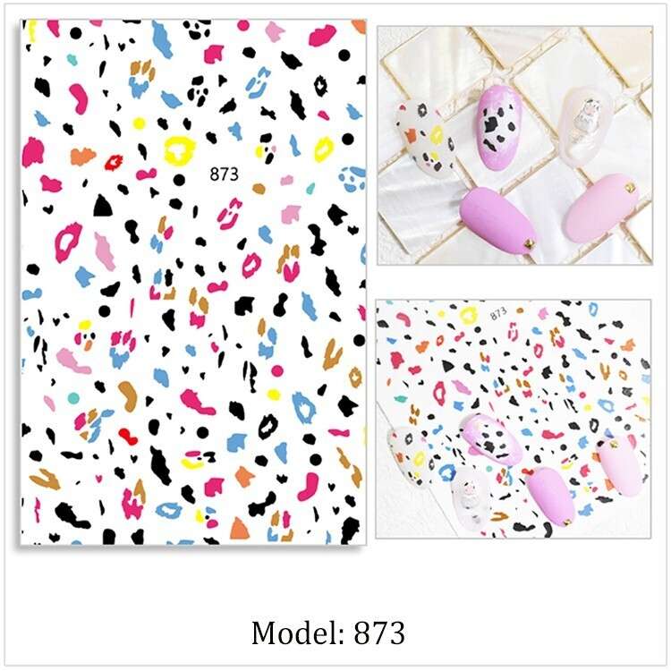 Nail Sticker - JO873 Cow -