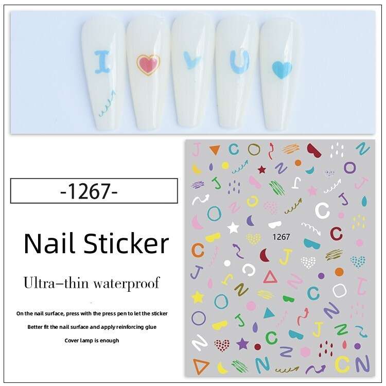 Nail Sticker - JO1267