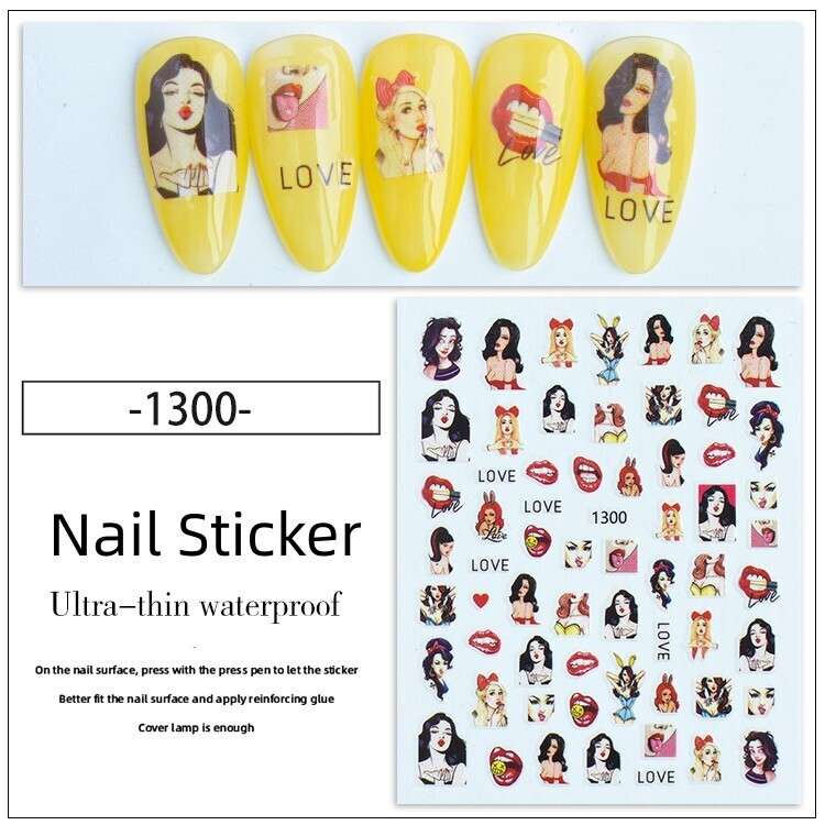 Nail Sticker - JO1300 Beauty