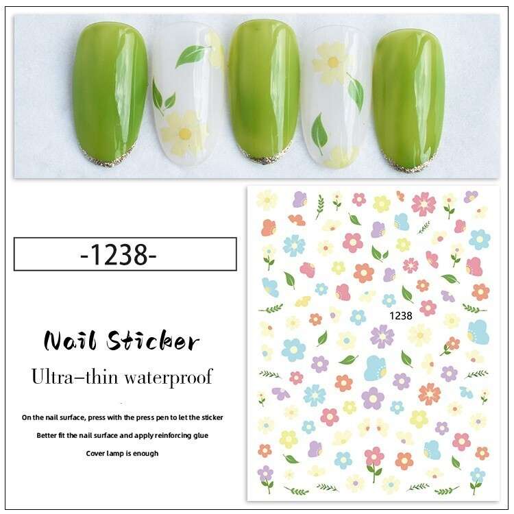 Nail Sticker - JO1238 Flower