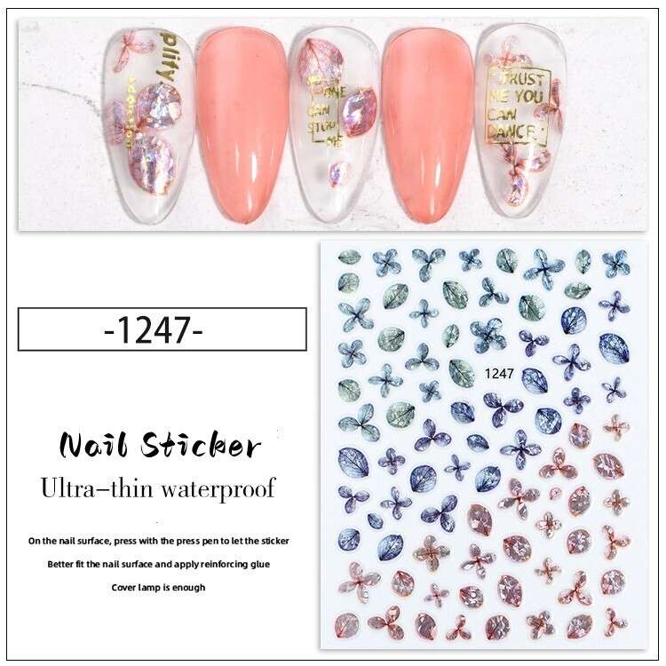 Nail Sticker - JO1247 Flower