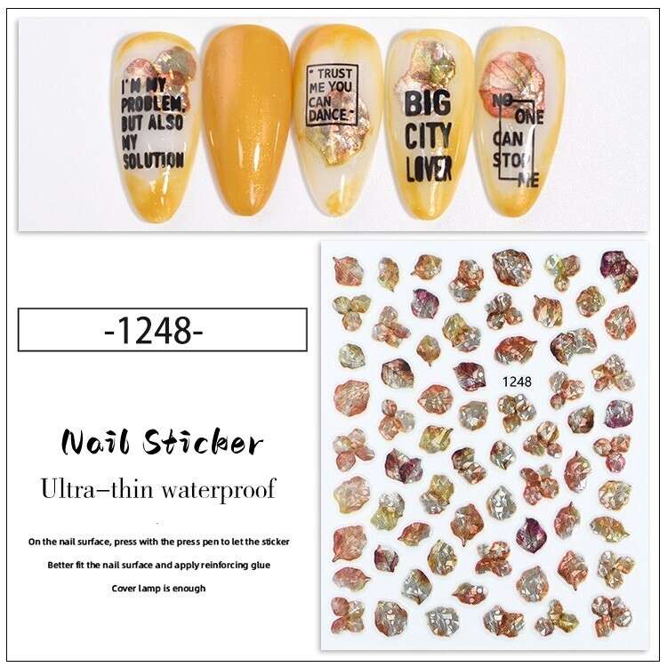 Nail Sticker - JO1248 Flower