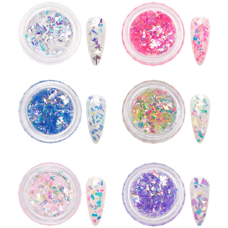 Chip Chip Nail Decoration 6 colours/ Set