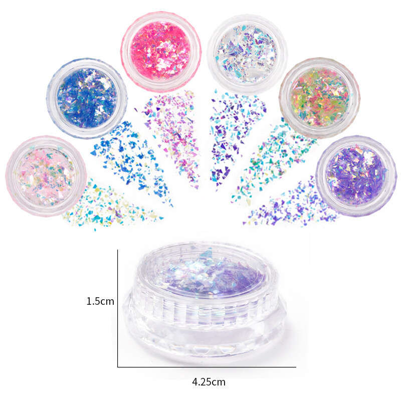 Chip Chip Nail Decoration 6 colours/ Set