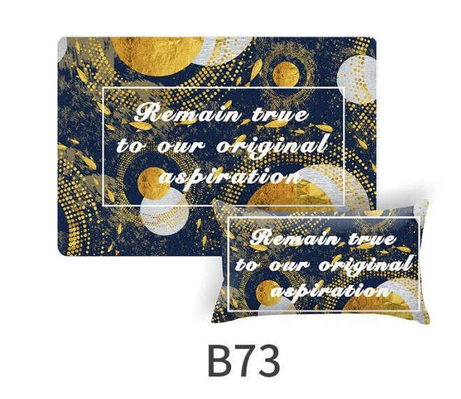 HAND PILLOW + MAT 2PCS message number