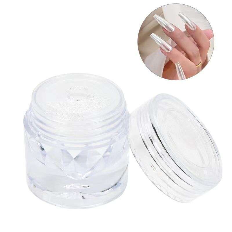 White Pearl Chrome Nail Powder - 0,2g