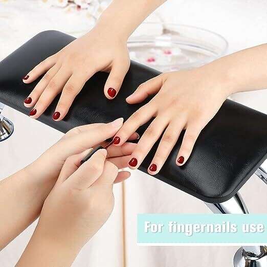 Nail Arm Rest for Acrylic Nails, Microfiber Leather Nail Hand Rest Cushion for Nails, message color