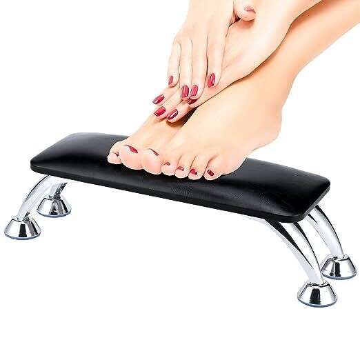 Nail Arm Rest for Acrylic Nails, Microfiber Leather Nail Hand Rest Cushion for Nails, message color