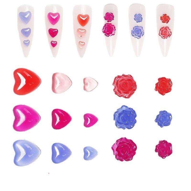 3D Light Colour Change Nail Decoration