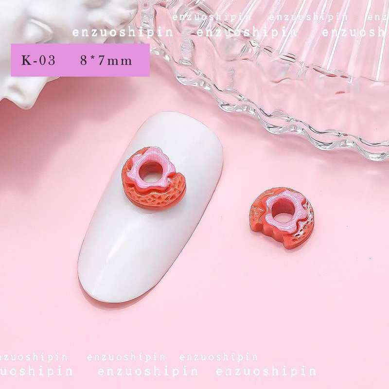 Ice Cream & Donuts Nail Art Decoration 20pcs - K-03