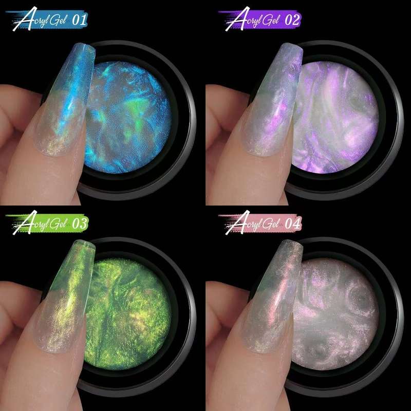 Mermaid Non Stick Hand Solid Builder Acrylic Gel message number