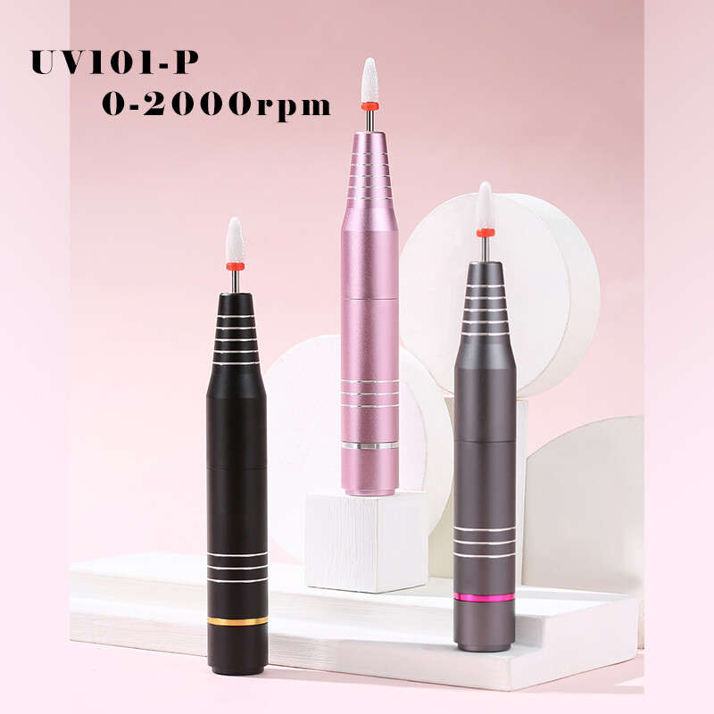 Portable Hand Nail Polish Drill UV101-P 20000RPM only black