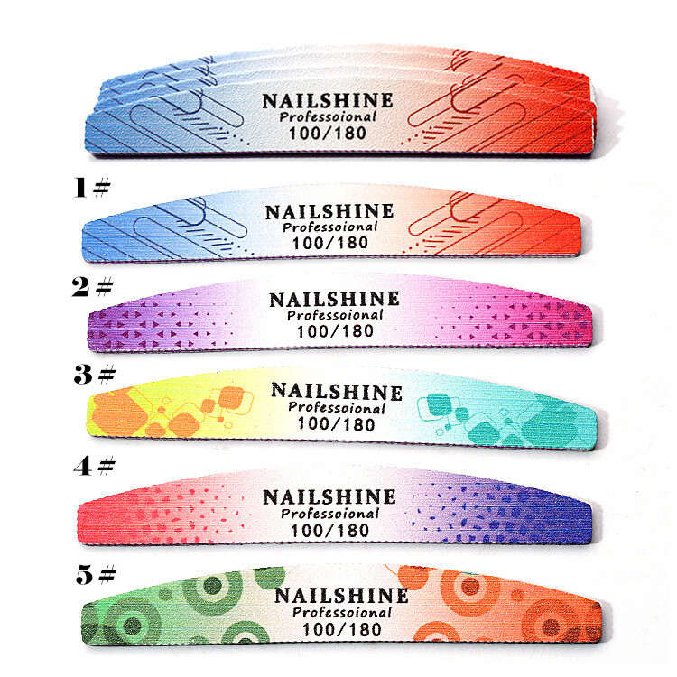Halfmoon Gradient Nail Filer 25pcs Type 4