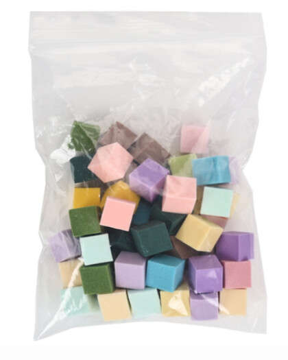 Mini Tofu Cubes Gradient blush Sponges 1*1cm/1.5*1.5cm 50pcs