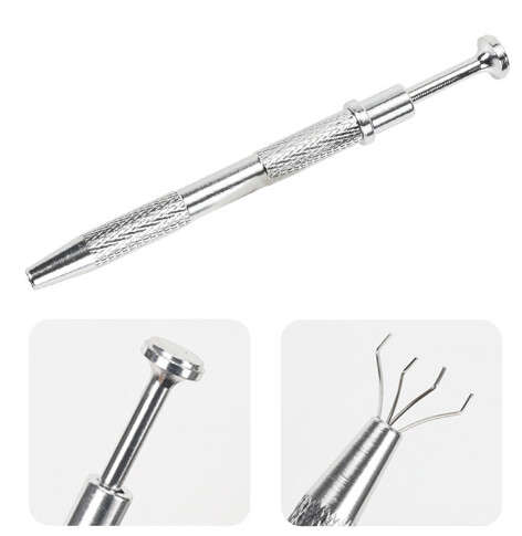 Stainless Steel 4-Claw Pick up Tool, Grabber for Nails Clamping