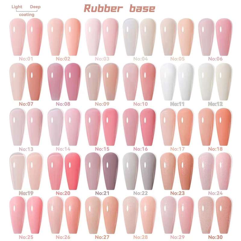 AS Rubber Base Gel Polish 15ml rubber base clear