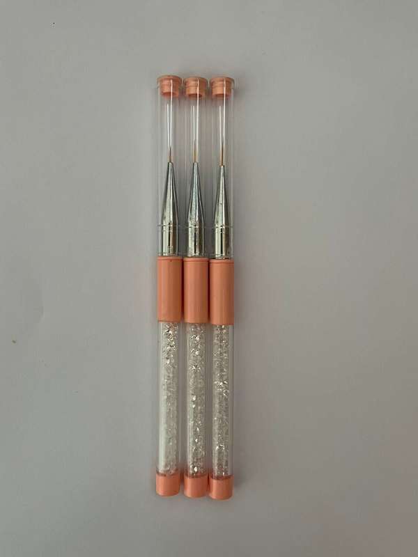 3pcs Diamond Striping Brush with lid