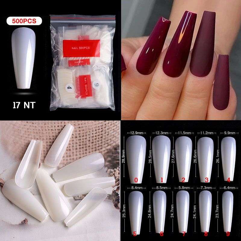 17# Nail Tips ( 500pcs/Packet )