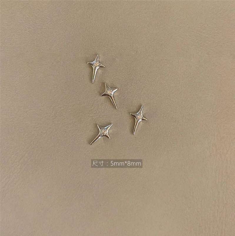 Star Rhinestone 5pcs -  Gold 5*8mm