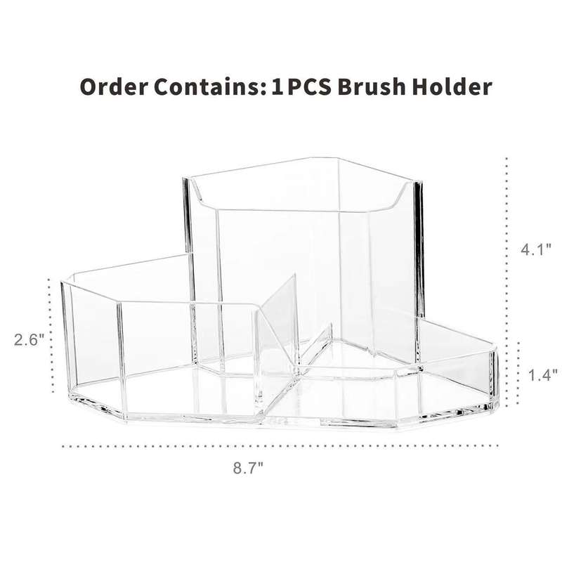 Nail Filer/ Make-up Brush / Nail Polish Plastic Stand