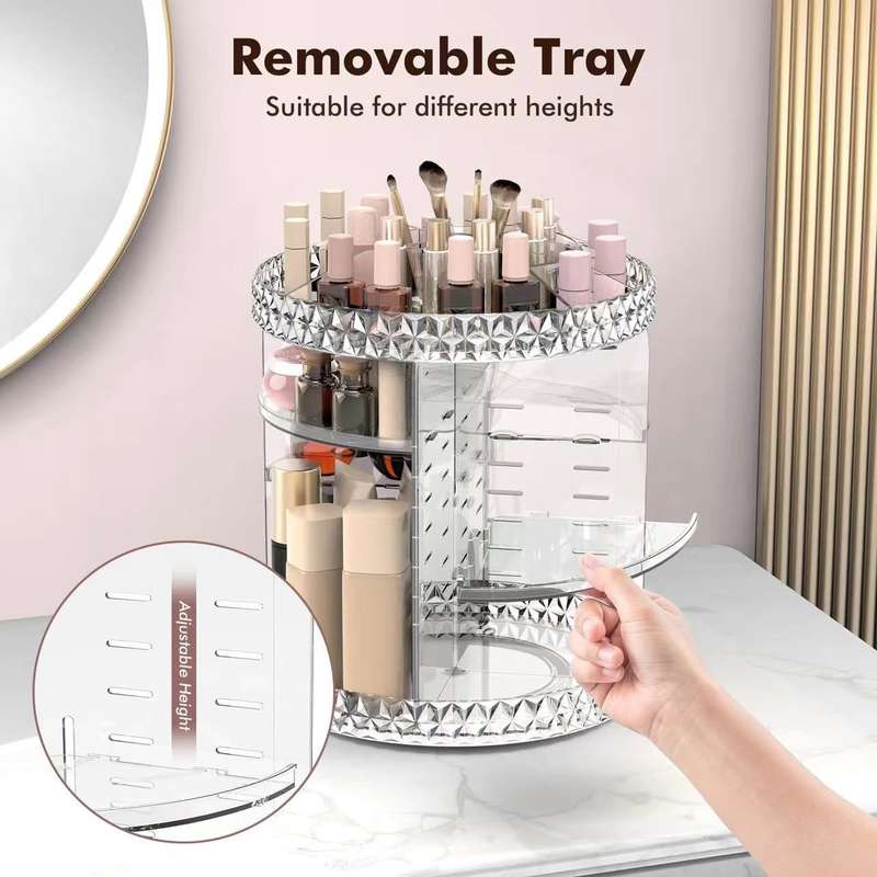Make up Tray - Diamond Texture